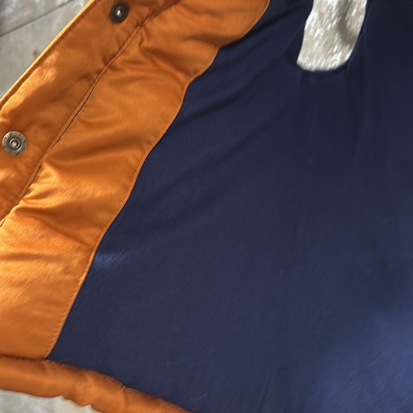 Janie and Jack rust orange fleece lined puffer vest size 5/6 - Picture 3 of 5